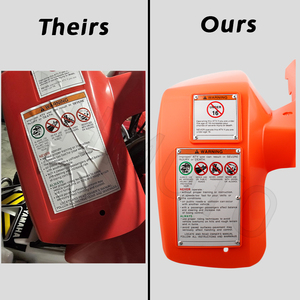 Kit de carénage avant et arrière YHMOTO pour Yamaha YFZ 350 YFZ350 Banshee 1987-2006, pièces ATV - Product Image 2