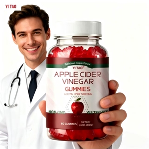 Bonbons gélifiés au vinaigre de cidre de pomme OEM ACV, détoxifiant, brûleur de graisse, naturel, végétalien, 1000 mg - Product Image 5