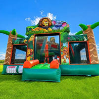 Château gonflable commercial en PVC de haute qualité, personnalisable, pour enfants et adultes, idéal pour la location commerciale, installation facile, sur mesure
