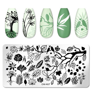 Plaque d'estampage <span class=keywords><strong>pour</strong></span> <span class=keywords><strong>ongles</strong></span> 12x6cm, feuille de Rose, papillon, fleur, amour, Design, <span class=keywords><strong>pochoir</strong></span> en acier inoxydable <span class=keywords><strong>pour</strong></span> <span class=keywords><strong>vernis</strong></span> à <span class=keywords><strong>ongles</strong></span>, modèle d'impression - Product Image 2