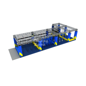 Tùy chỉnh NINJA CHIẾN BINH tất nhiên giàn cấu trúc cho trẻ em và người lớn Ninja trở ngại tất nhiên phòng tập thể dục thiết bị Ninja sân chơi để bán - Product Image 2