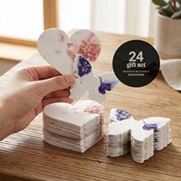 Papel de Semillas Seed Bloom Combo, Corazones y Mariposas, Papel de Semillas para Escribir, Patrón Floral, Empaquetado en Bolsa de Plástico Sellada, Día de la Madre