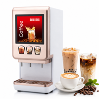 Distributeur de café instantané commercial 3 saveurs, machine à boissons automatique de table pour chocolat et poudre de céréales, vente en gros usine