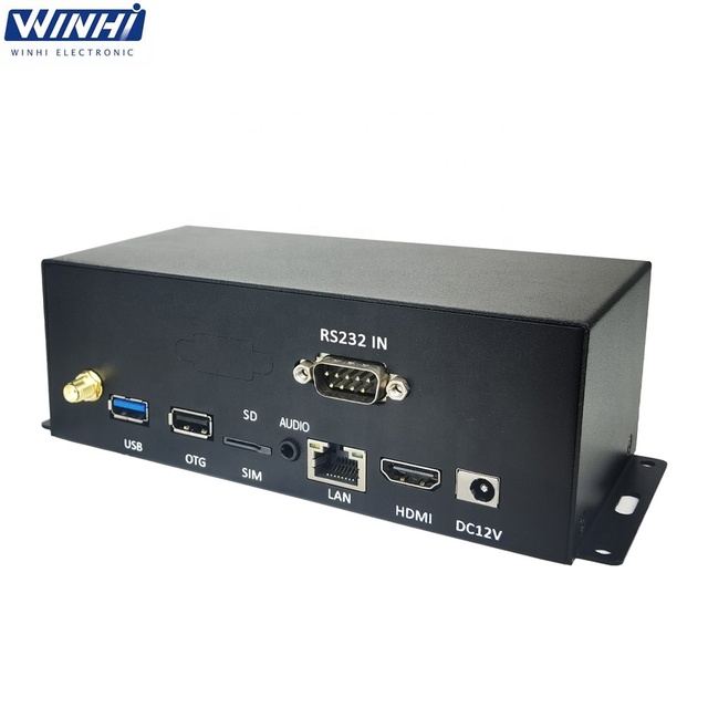 MPC3840 4K UHD Digital Signage Media Player Android 11.0 2+32G RS232 Video Player for Advertising Information Release Box