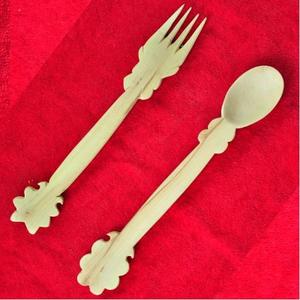 Cubiertos de madera, el mejor juego de diseño, juego de cubiertos de plata, vajilla, uso de cena de boda para accesorios de comedor de Hotel y restaurante - Product Image 4