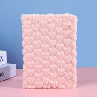 Carnet en peluche Cœur d'amour, tendance et mignon, pour étudiant, cadeau, prix d'activité