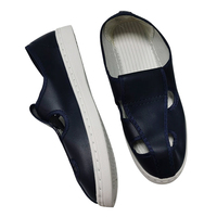 ALLESD Bon Prix Non Pelucheux Durable Bleu Marine/Blanc Chaussures pour salle blanche Chaussures antistatiques Chaussures ESD