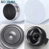 SCCFMM 15oz/20oz 승화 프린팅 진공 스테인리스 스틸 야외 스포츠 물병 스트레이트 텀블러 (DIY 로고 사진 인쇄 가능)