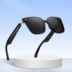 Groothandel 2023 Nieuwkomers Smart Bluetooth Designer Brillen Luxe Gepolariseerde Rijtinten Draadloze Zonnebril Voor Heren Dames
