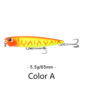 Leurres de pêche <span class=keywords><strong>Realis</strong></span> <span class=keywords><strong>Pencil</strong></span> 65 duo 65mm 5.5g appâts artificiels durs flottants Stickbait Bass truite matériel de pêche - Product Image 4