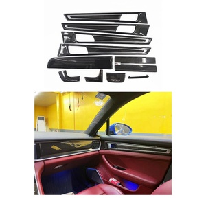 Kit de carrocería de repuesto para Panamera 971, decoración de panel de puerta interior de fibra de carbono, actualización de modificación de automóvil 2017-2021 - Product Image 1