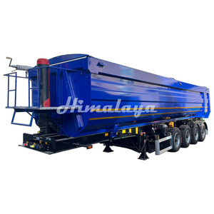Trung Quốc 38m3 40m3 25 tấn 50 tấn 70t Xe tải 3 trục <span class=keywords><strong>4</strong></span> trục thép <span class=keywords><strong>cimc</strong></span> Dumper phía sau tipper Dump Trailer bán - Product Image 1
