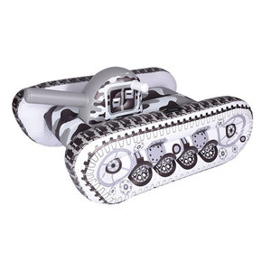 <b>Inflatable</b> Tank Snow Sled For Children Winter Outdoor Play 0.5 Mm Polyethylene Material - Product Image 1