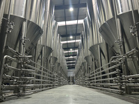 Cuve de Fermentation en Acier Inoxydable 500L 1000L 1500L 2000L – Équipement de Fermentation de Kombucha pour la Production Commerciale de Boissons