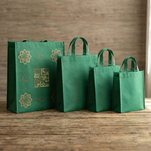 Bolsas de Compra Reutilizables de Tela No Tejida, Bolsas Ecológicas para Supermercado con Espacio para Logotipo Personalizado, Paquete Económico de 3 Tamaños para Regalos y Eventos - Product Image 2