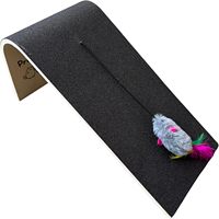Usine nouveau Design papier de verre chat chien planche à gratter solide bois chat animal de compagnie clou-classement griffoir