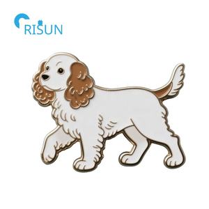 Pin de Solapa Personalizado de Esmalte con Diseño de Perro <span class=keywords><strong>Cocker</strong></span> Spaniel Negro y Marrón para Amantes de las Mascotas, Broche Personalizado de Esmalte de <span class=keywords><strong>Cocker</strong></span> Spaniel - Product Image 2