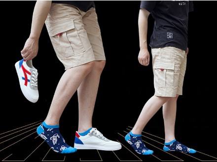 Summer Fashion Animal Short Knitting Custom Design No Show Cotton Unisex Ankle Socks Breathable Wholesale