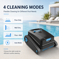 Robot nettoyeur de piscine intelligent sous-évier, autonettoyant, sans fil, électrique, alimentation USB, pour usage extérieur et domestique