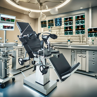 Mesa de Operaciones Hidráulica, Equipo Hospitalario, Cama Quirúrgica Manual Universal para Cirugía Ortopédica, Ginecológica y Obstétrica
