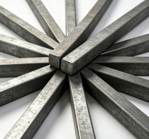 Barra Quadrata in Acciaio Dolce Laminata a Caldo 31x31mm su Misura a Basso Costo per Saldatura Strutture in Acciaio per Officine - Product Image 1
