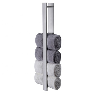 <span class=keywords><strong>Toallero</strong></span> <span class=keywords><strong>de</strong></span> acero inoxidable para baño, estante adhesivo <span class=keywords><strong>sin</strong></span> <span class=keywords><strong>agujeros</strong></span> <span class=keywords><strong>de</strong></span> perforación ni montado en la <span class=keywords><strong>pared</strong></span>, superventas - Product Image 3