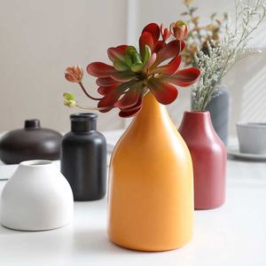 Jarrones de Cerámica de Color Morandi Nórdico, Florero de Cerámica, Relleno de Buena Calidad, Jarrón Creativo Hecho a Mano, Maceta, Decoración Moderna para el Hogar y la Oficina - Product Image 4