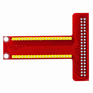 لوحة توسعة <span class=keywords><strong>GPIO</strong></span> على شكل حرف T مع كابل شريطي FFC بطول 20 سم و40 سنًا، متوافقة مع راسبيري باي <span class=keywords><strong>2</strong></span>/3 موديل B/B+/A+ - Product Image 3