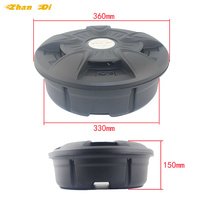 Vente en gros Haut-parleur de subwoofer professionnel DC 12V à pneu de secours actif pour voiture