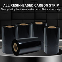 Pita Transfer Termal Resin Lilin OEM Pabrik, Ketahanan Abrasi Terbaik pada Label Film untuk Pita Printer Barcode