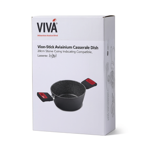 Casseruola Alluminio antiaderente (20cm) VIVÀ Grigio e Rosso 2253 - Product Image 2