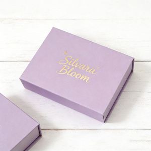 Boîte cadeau haut de gamme, emballage personnalisé en papier avec poignée pour mariage, fleurs, bijoux, chocolat, cadeau - Product Image 2