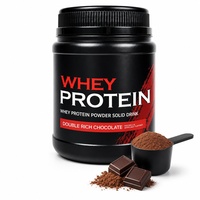 Poudre de Protéine de Lactosérum au Chocolat Marque Blanche 2LB Saveur Doublement Riche 24g de Protéines Digestion Rapide pour Shaker de Musculation