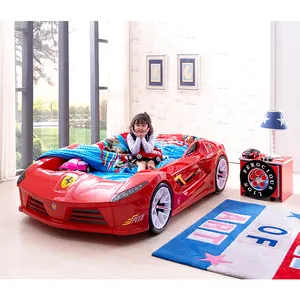 Trẻ Em Của Xe Giường 3D ABS Nhựa Nhiệt Dẻo Racing Trẻ Em Xe Giường