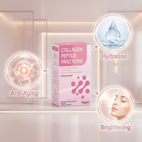 Collagène en poudre saveur naturelle pour complément alimentaire, éclaircissant pour la peau du visage, marque privée, pour adultes