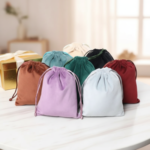 Sacs cadeaux en velours recyclables, <span class=keywords><strong>emballage</strong></span> unique pour bagues, bijoux, montres, sacs anti-poussière – Idée pratique - Product Image 4