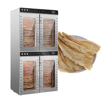 Séchoir à aliments industriel commercial 220V/110V 4800W 40*2 plateaux en acier inoxydable fruits légumes viande séchoir déshydrateur alimentaire