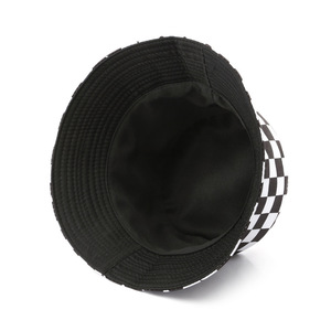 Mode grille motif échecs à carreaux pêcheur chapeau Sports de plein air voyage Protection solaire parasol Double face portable chapeau de soleil - Product Image 4