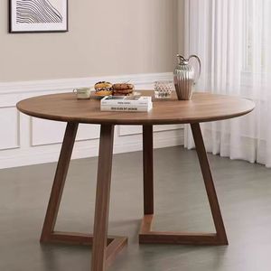 Tavoli da Pranzo Rotondi in <span class=keywords><strong>Legno</strong></span> Massello Moderni e Antichi per Casa, Ristorante, <span class=keywords><strong>Soggiorno</strong></span>, Appartamento, Hotel, Villa - Eleganti <span class=keywords><strong>Mobili</strong></span> in <span class=keywords><strong>Legno</strong></span> - Product Image 6
