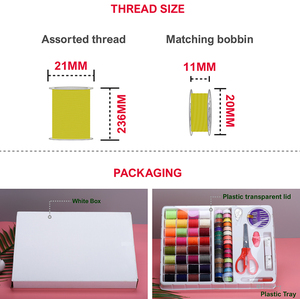 Giá Tốt Nhất Chất Lượng Cao Bán Nóng Đầy Đủ May Kit Thêu Chủ Đề Thiết Lập Chủ Đề Kéo Kim May Phụ Kiện Kit - Product Image 6