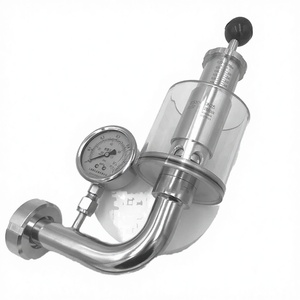 Válvula de Seguridad Manual de Alta Presión de Acero Inoxidable 316L, Válvula Sanitaria de Ventana de Escape Rápido - Product Image 3