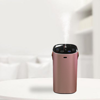 Diffuseur d'arômes automatique pour voiture, vaporisateur d'aromathérapie, rechargeable par USB, machine à parfum avec écran numérique pour l'intérieur de la voiture