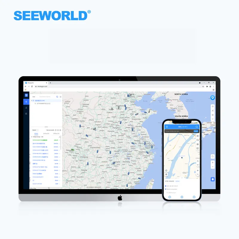 SEEWORLD Vehicle Tracking System Software GPS Platform With Open Source Code And Android / ios App