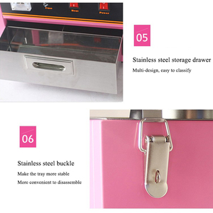 MINI portátil eléctrico DIY dulce algodón <span class=keywords><strong>de</strong></span> azúcar fabricante caramelo algodón hilado azúcar máquina para niños niña niño regalo UE EE. UU. - Product Image 6