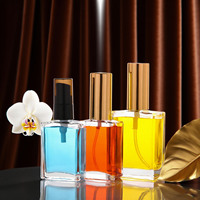 Flacon de parfum vide de luxe personnalisé et unique, en verre, avec bouchon à vis couronne, pour échantillons de parfum et diffuseur à bâtonnets