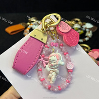Porte-clés en métal en gros, breloques pour voiture et téléphone, accessoires de sac, bracelets personnalisables, longueur 8 cm, prix unitaire 1,9 USD