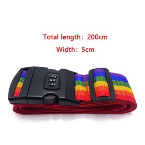 Adjustable Buckle Suitcase Belt Heavy Duty Travel Luggage Strap with Password Lock Safe for Travel Protection - Product Image 6