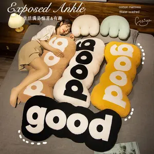Instagram good Northern Europe throw creative abnormity letter sofa cushion long lying clamp leg sleeping large pillow