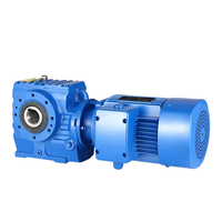 Moteur à engrenages personnalisé à angle droit 55 90 110 132 160 KW S 17 27 37 47 57 pour ascenseur/pont élévateur, palan/treuil, porte automatique, grue à empilement
