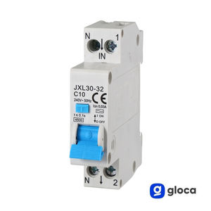 Interruptor Diferencial Gloca JXL30 1P+N 10A 30mA 250V C10 Montaje DIN Protección Eléctrica - Product Image 3